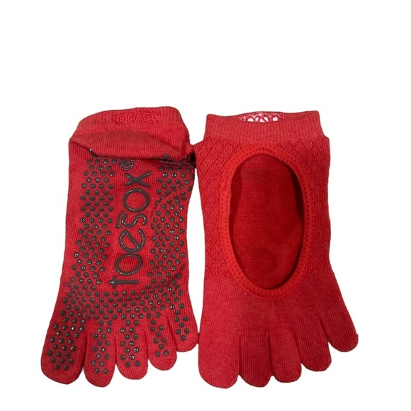 toesox Accessories - New Toesox Full Toe Bellarina Grip Socks M